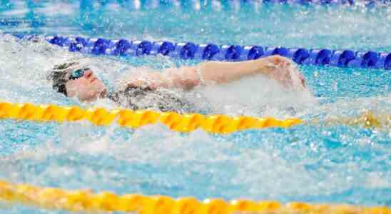 Toussaint qualifiziert sich fuer das 50 Meter Rueckenschwimmen Finale bei der Weltmeisterschaft De