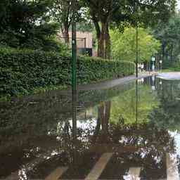 Ueberschwemmungen im Suedosten der Niederlande aufgrund starker Regenfaelle JETZT