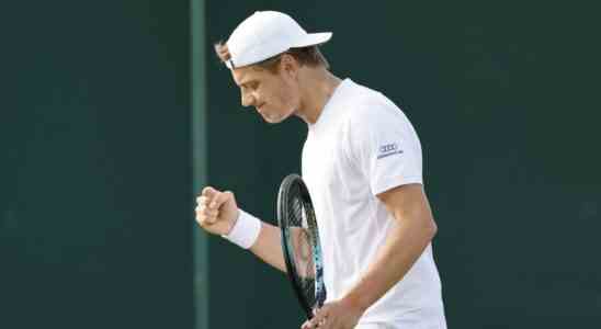 Van Rijthoven geniesst Wimbledon Debuet „Ich bin ueber ihn hinweggetanzt
