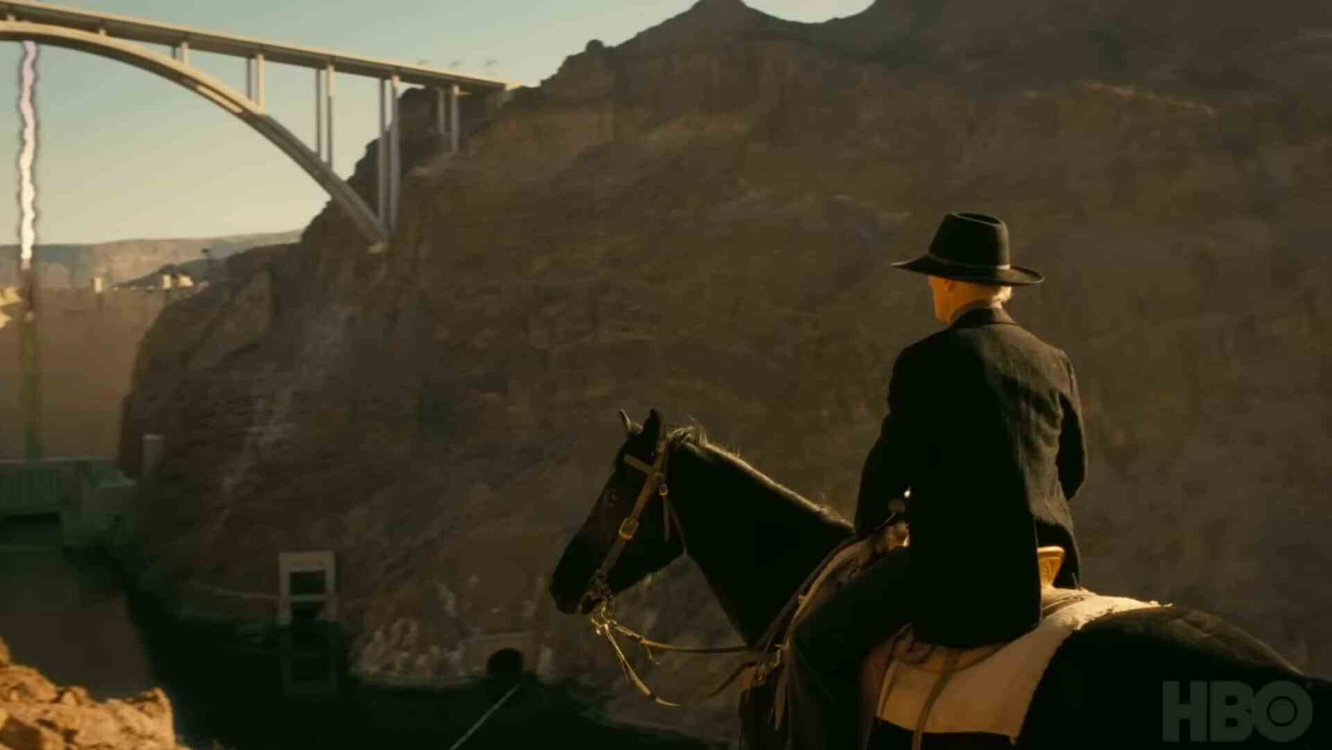 Westworld Staffel 4 Episode 1 Premiere Review The Auguries HBO 1920 1930er Gangster Hoover Dam Bilder Übergang neue Geschichte Aaron Paul
