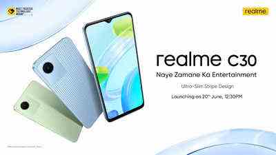 realme Realme C30 wird am 20 Juni in Indien eingefuehrt