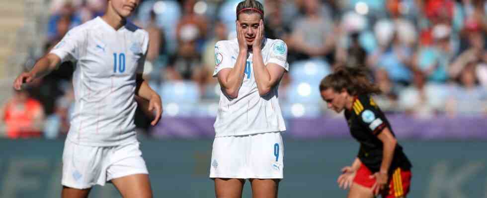 Belgische Frauen unentschieden gegen Island im EM Spiel mit zwei Elfmetern