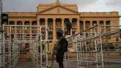 Buero des srilankischen Praesidenten soll nach Razzia wiedereroeffnet werden