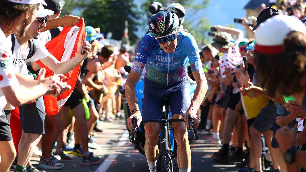 Der viermalige Tour-de-France-Sieger Chris Froome kämpfte sich auf der zwölften Etappe um den dritten Platz.