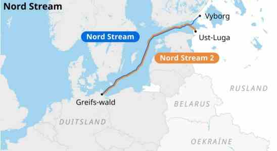 Die EU rechnet nicht damit dass die Nord Stream Pipeline am