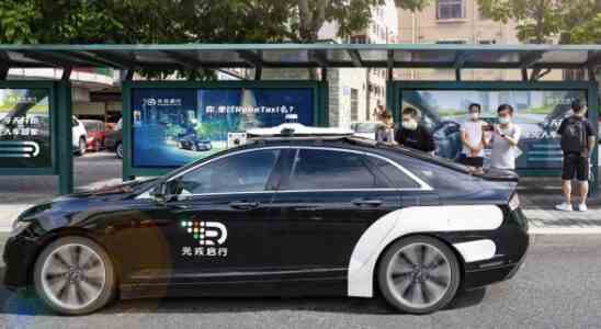 Echte fahrerlose Autos sind jetzt in Chinas Technologiezentrum Shenzhen –