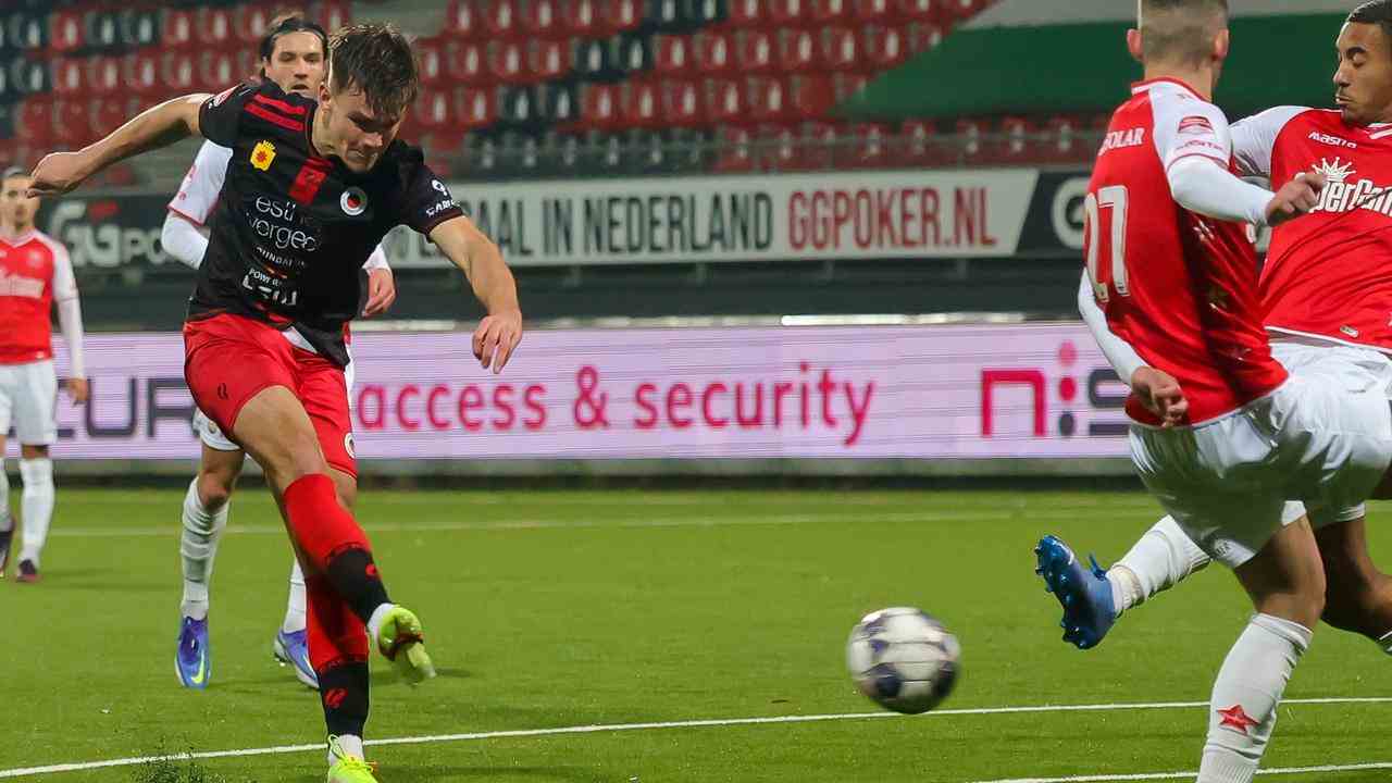 Thijs Dallinga hat in der vergangenen Saison für Excelsior scharf geschossen.