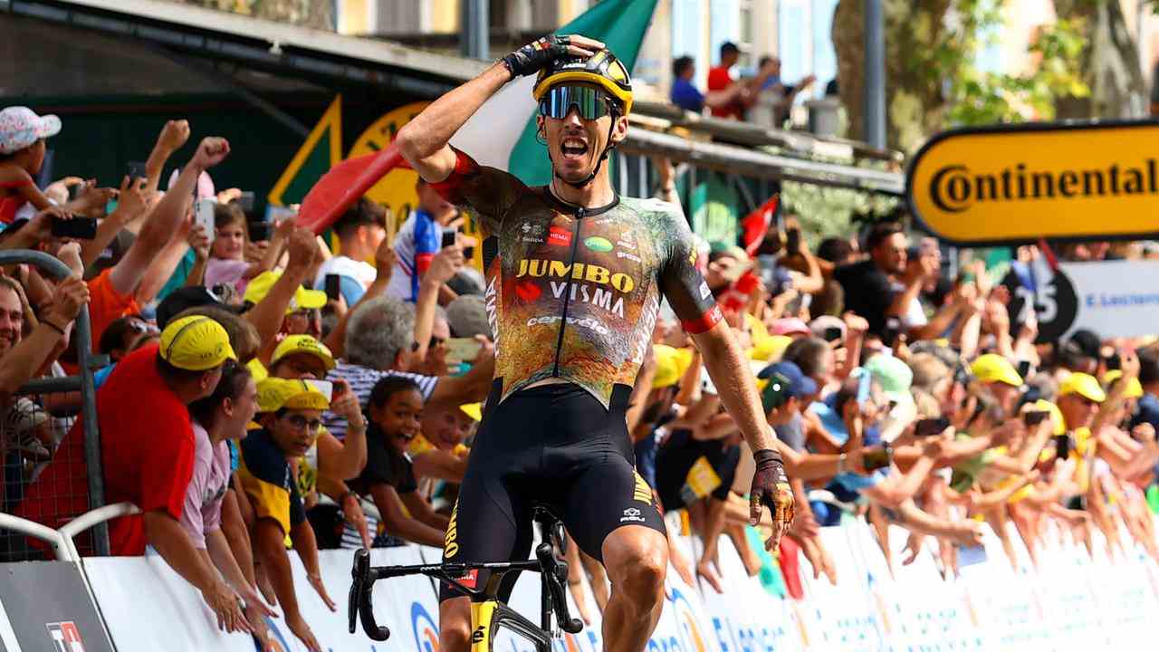 Christophe Laporte verzeichnete seinen ersten Etappensieg bei der Tour de France.