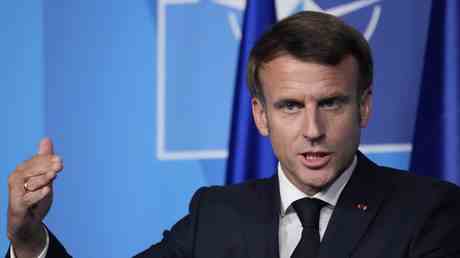 Macron sagt er wolle Russland nicht wie „angelsaechsische Fuehrer „vernichten