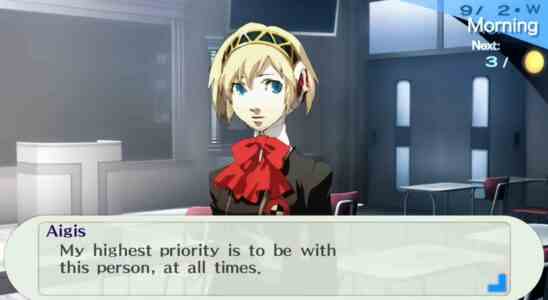 Persona 3 Portable ist die endgueltige Version von Persona 3