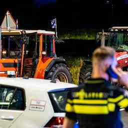 Polizei schiesst gezielt auf Bauernprotest auf A32 weil Traktoren in