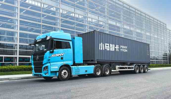 Ponyai gruendet autonomes Truck JV mit Sany Heavy Truck in China