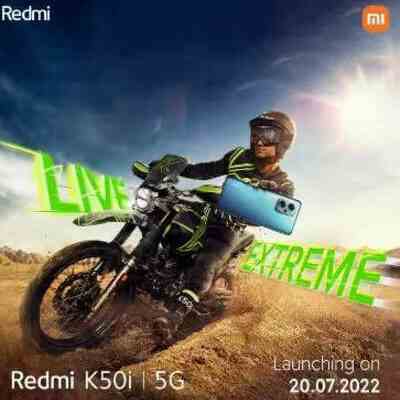 Redmi k50i 5G startet heute in Indien Hier ist alles