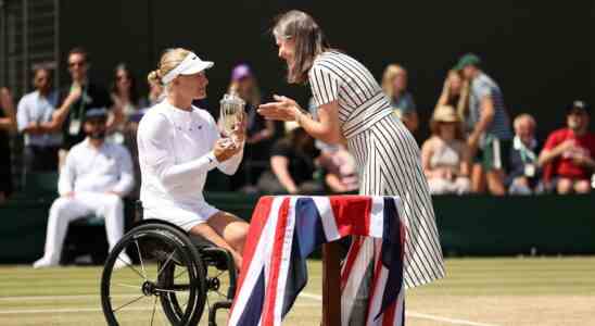 Rollstuhltennisspieler De Groot gewinnt Wimbledon und holt sich den achten