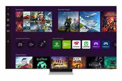 Samsung Gaming Hub startet auf 2022 Smart TVs und Monitoren