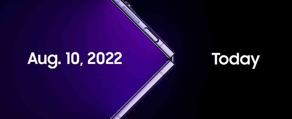 Samsung wird seine neuesten faltbaren Geraete am 10 August vorstellen