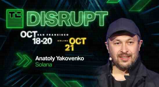 Solana Gruender Anatoly Yakovenko diskutiert den Krypto Abschwung bei Disrupt – Tech