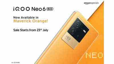 iQOO Neo 6 bekommt einen neuen Avatar stellt Maverick Orange