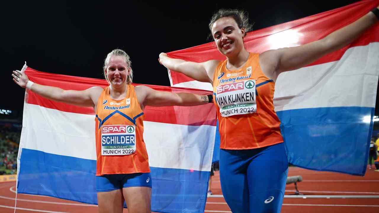 Auch Jorinde van Klinken gewann eine Medaille.
