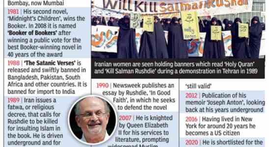 Die Messerstecherei auf Salman Rushdie versetzt die Literaturwelt in einen