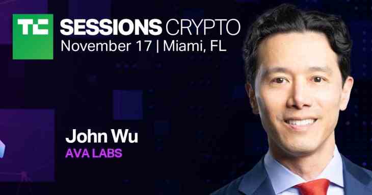 John Wu von Ava Labs spricht bei TC Sessions Crypto