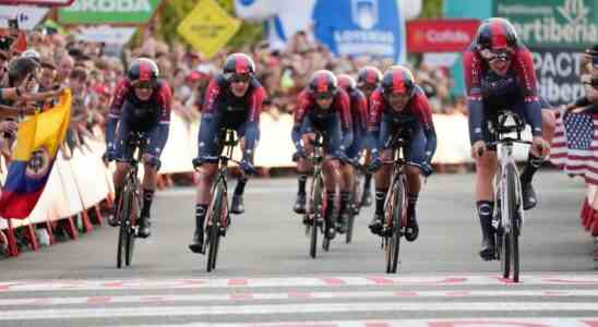 Jumbo Visma gewinnt Mannschaftszeitfahren Vuelta in Utrecht Gesink im Leadertrikot