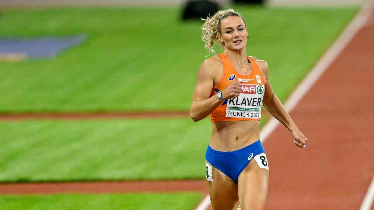 Lieke Klaver qualifizierte sich in ihrem Lauf als Nummer zwei für den Endkampf über 200 Meter.