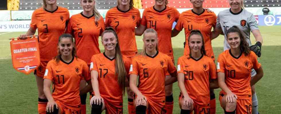 Niederlaendische Fussballspieler erreichen das Halbfinale bei der Weltmeisterschaft unter 20