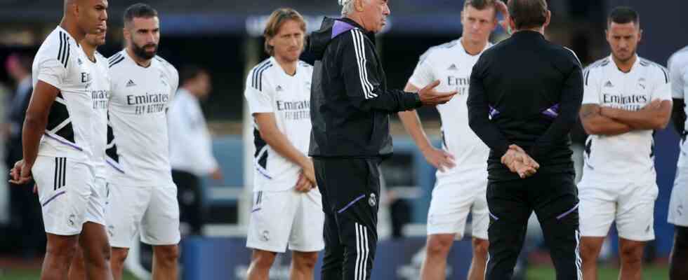 Real Trainer Ancelotti unterschaetzt Frankfurt nicht „Wir lassen uns nicht taeuschen