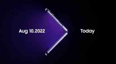 Samsung Galaxy Unpacked Set fuer den 10 August Neue Falt und