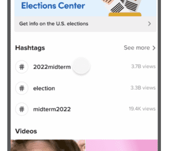 TikTok startet ein In App US Zwischenwahl Wahlzentrum und teilt den Plan zur Bekaempfung