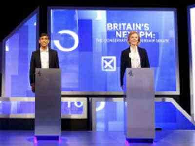 UK PM Rennen Neue Umfrage gibt Liz Truss einen groesseren Vorsprung vor
