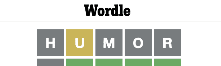 Wordle ist jetzt in die Kreuzwortraetsel App der New York Times