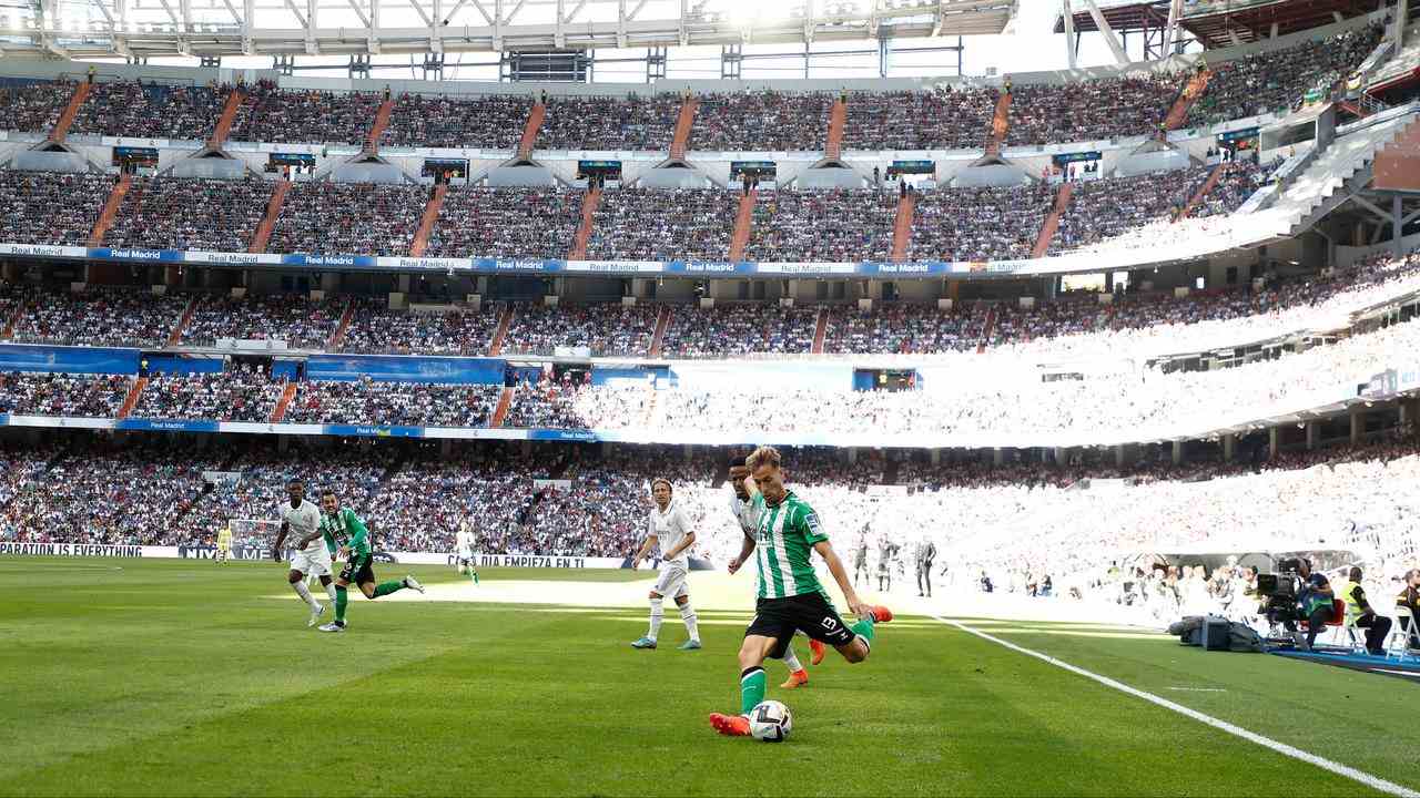 Real Madrid gewann im renovierten Estadio Santiago Bernabéu.