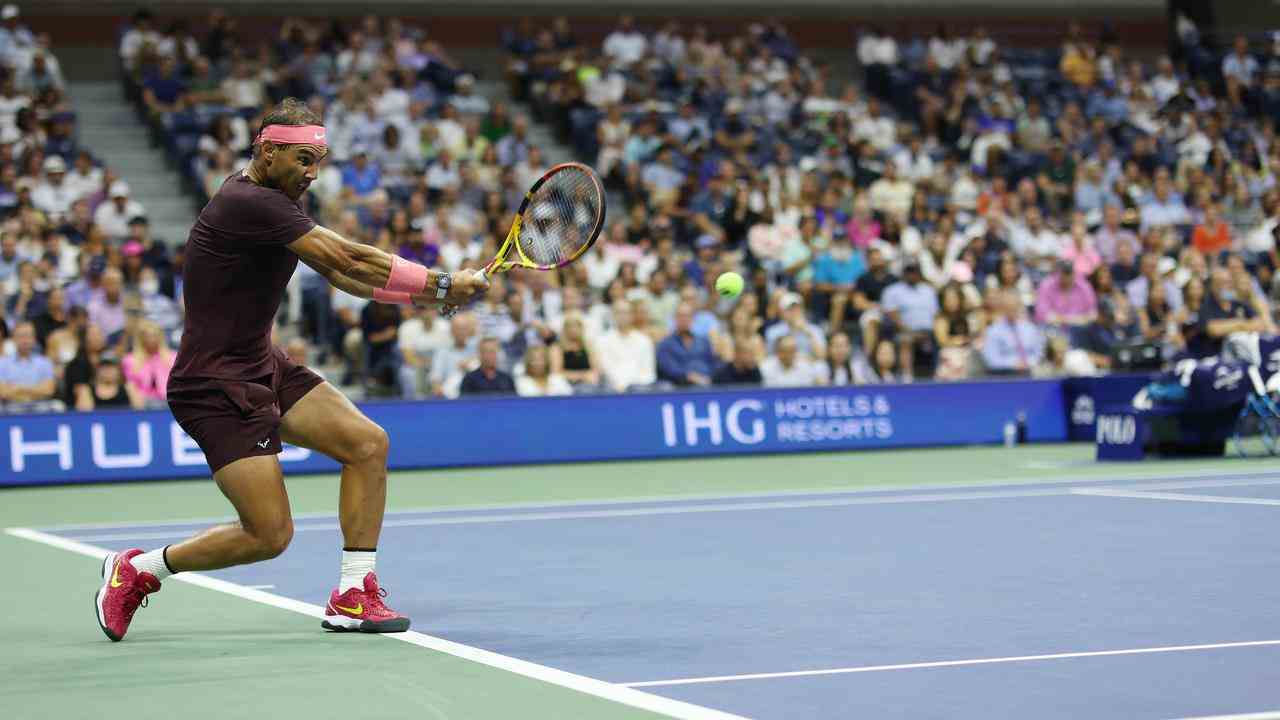 Rafael Nadal steht in der dritten Runde der US Open.