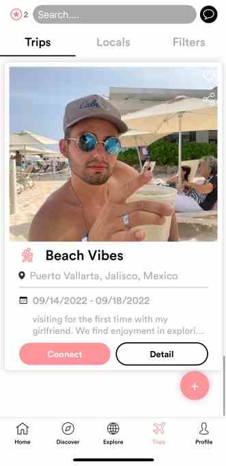 OfftheGrid eine neue Tinder aehnliche Reise App hilft Reisenden sich zu treffen
