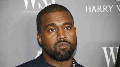 Kanye West kam bei der Talentagentur Unterhaltung vorbei