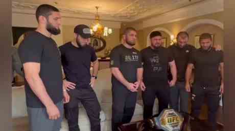 Khabib und Kadyrov spielen Friedensstifter nach UFC 280 Schlaegerei VIDEO –