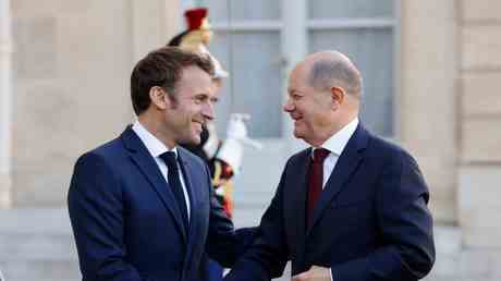 Scholz und Macron einigen sich auf Widerstand gegen US Plaene –