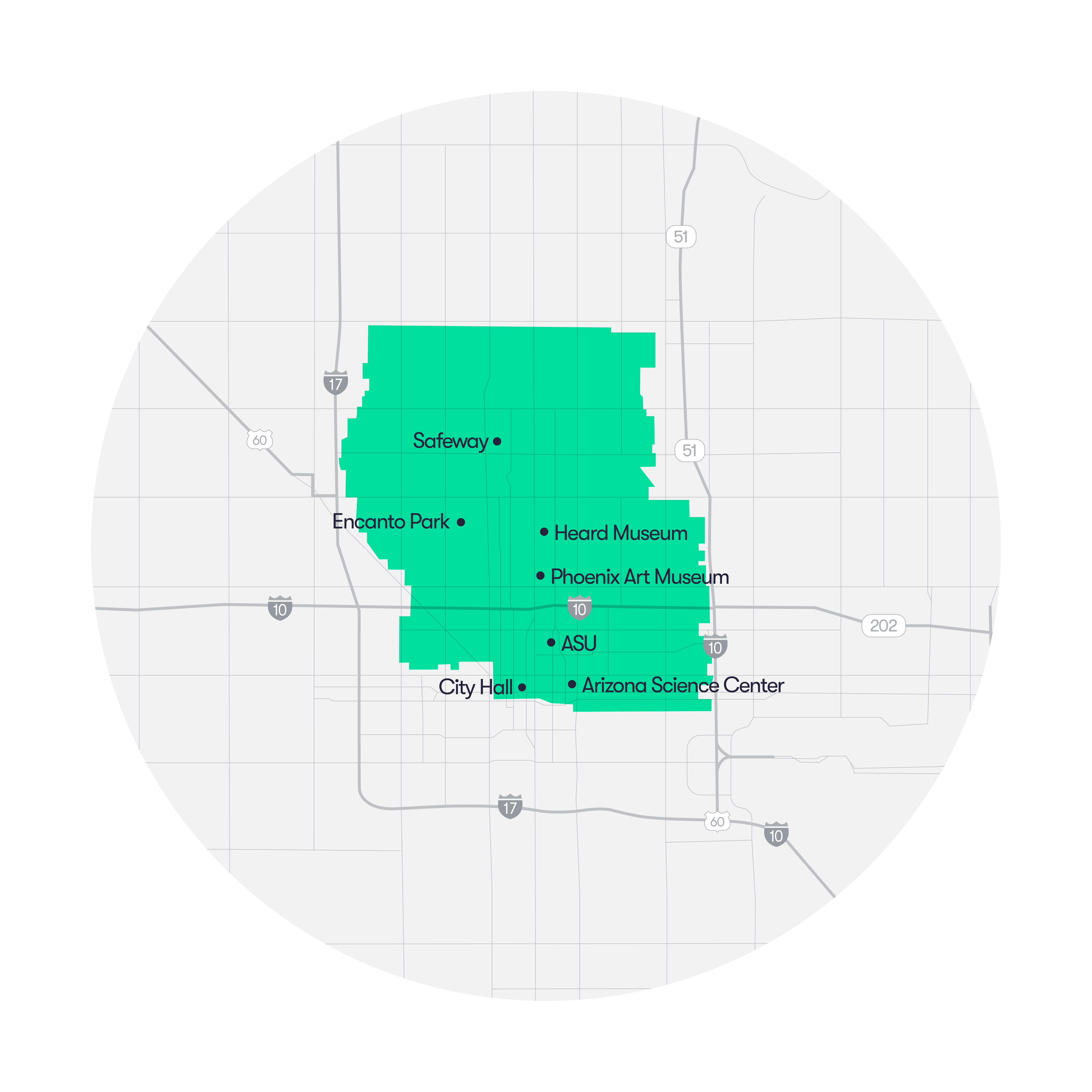 Waymo Downtown Phoenix Raststätte