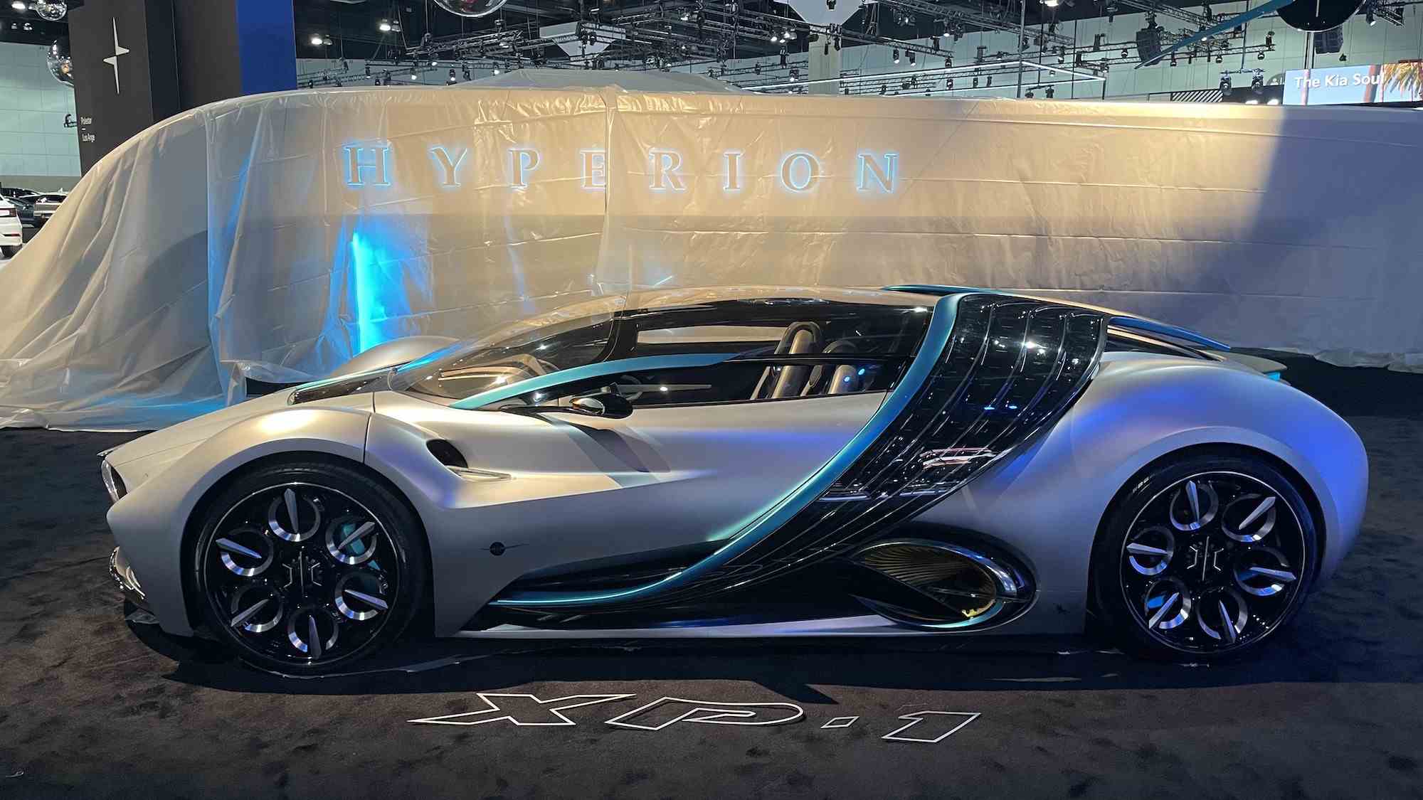 Hyperion-Raumschiffauto 2022 LA Auto Show