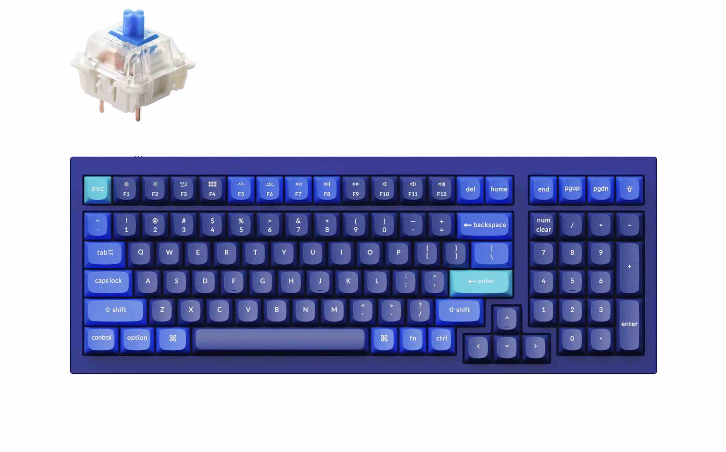 Keychron Q5 QMK Kundenspezifische mechanische Tastatur