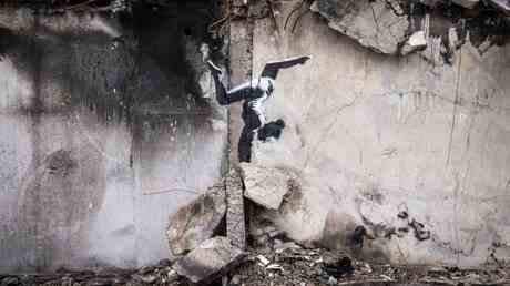 Banksy reagiert auf „ukrainische Vandalen die seine Kunstwerke verkaufen —