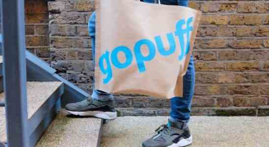 Gopuff startet geplante Lieferungen Geschenke und Abholung im Geschaeft •