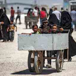 Kabinett nimmt 12 niederlaendische IS Frauen und 28 Kinder aus Syrien