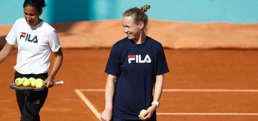 Niederlaendische Tennisspieler spielen Country Turnier darum geht es Tennis