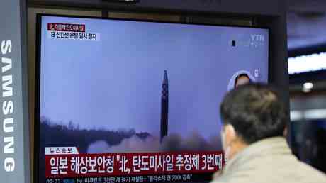 Nordkorea feuert ballistische Interkontinentalrakete ab sagt Seoul — World