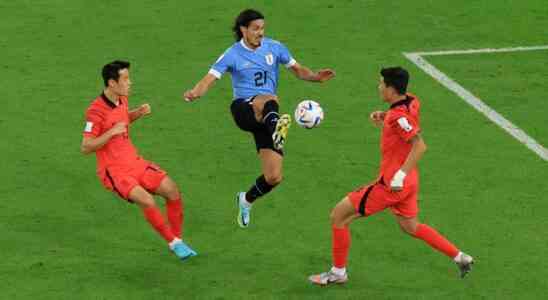 Suarez kann Uruguay nicht vor einem enttaeuschenden Unentschieden gegen Suedkorea