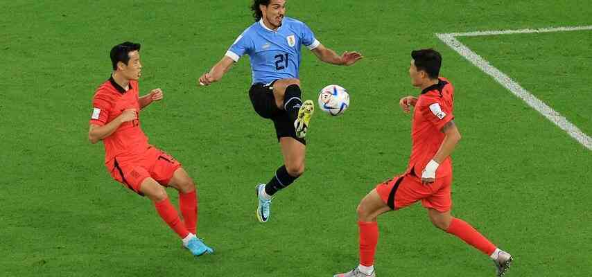 Suarez kann Uruguay nicht vor einem enttaeuschenden Unentschieden gegen Suedkorea