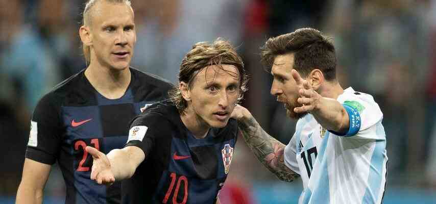 Argentinien Kroatien ist vor allem Messi gegen Modric Fuer wen endet
